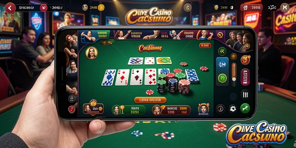 Tampilan gameplay Live Casino yang menarik dan interaktif dalam aplikasi 3446.