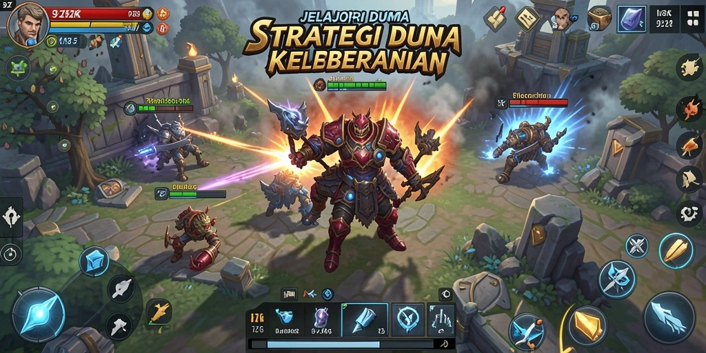 Menampilkan gameplay strategis dan interaksi antarpemain di 9ZK.