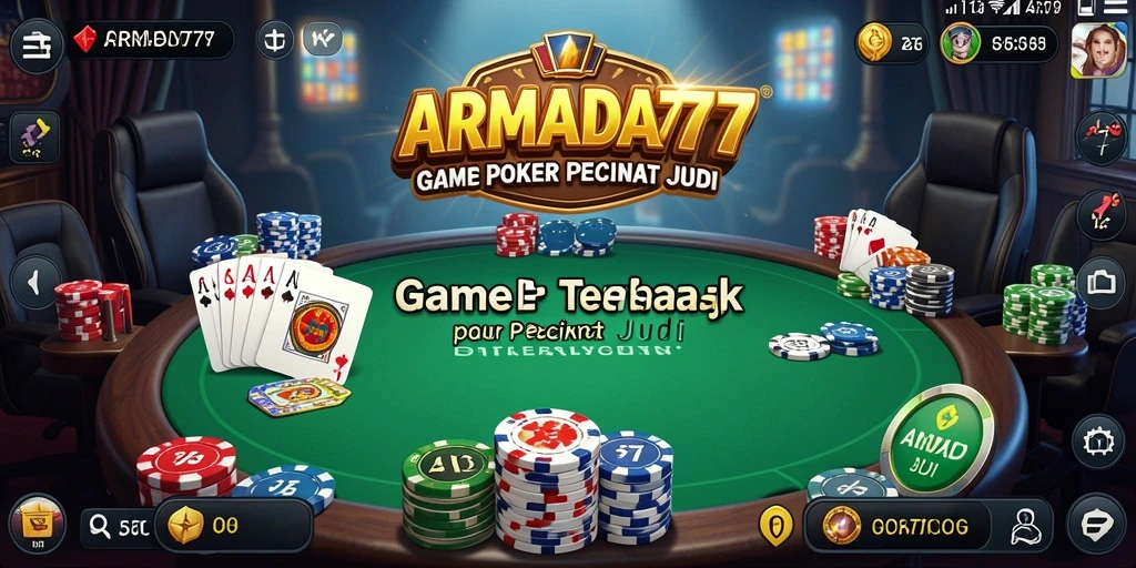 Tampilan permainan poker yang menarik di ARMADA777.