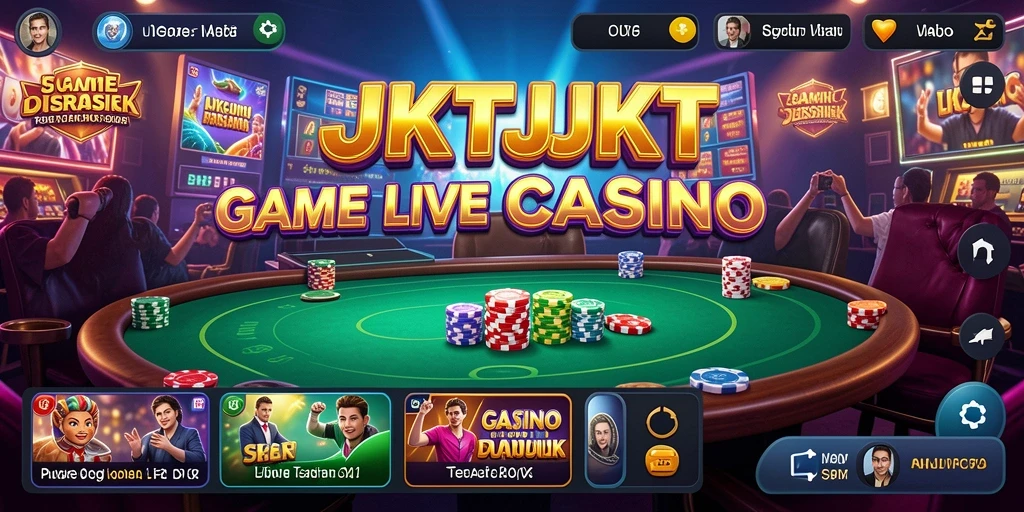 Gameplay Live Casino yang mendebarkan dan interaktif.