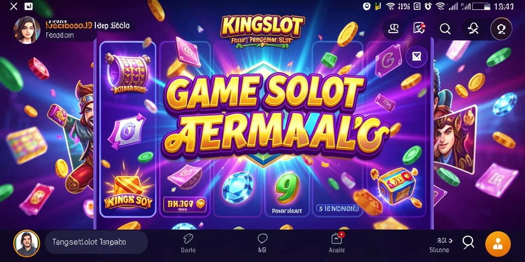 Tampilan gameplay KINGSLOT yang memukau dan seru.