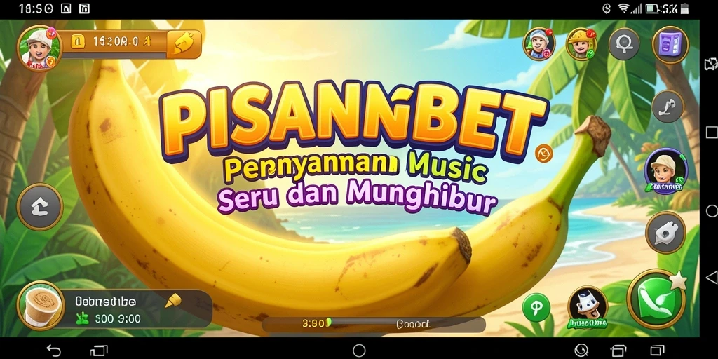 Tampilan gameplay PISANGBET yang penuh warna dan dinamis.