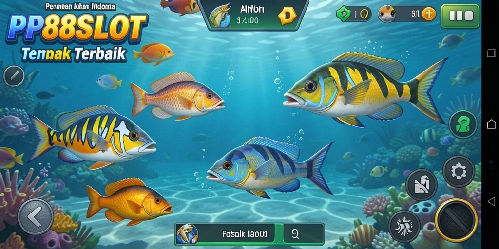Tampilan seru dari gameplay PP88SLOT yang penuh warna.
