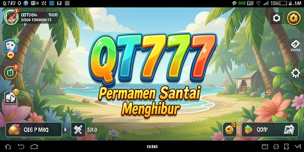 Gameplay QT777 yang menarik dengan grafis cerah dan interaksi seru.