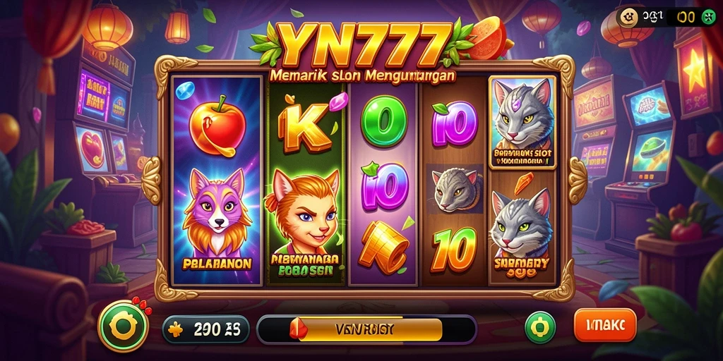 Tampilan permainan slot yang seru dan interaktif di YN777.